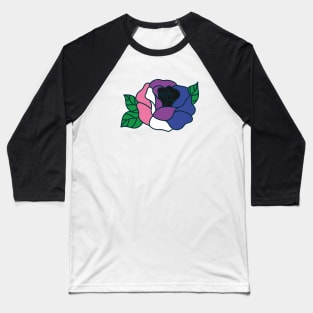 Genderfluid flower Baseball T-Shirt